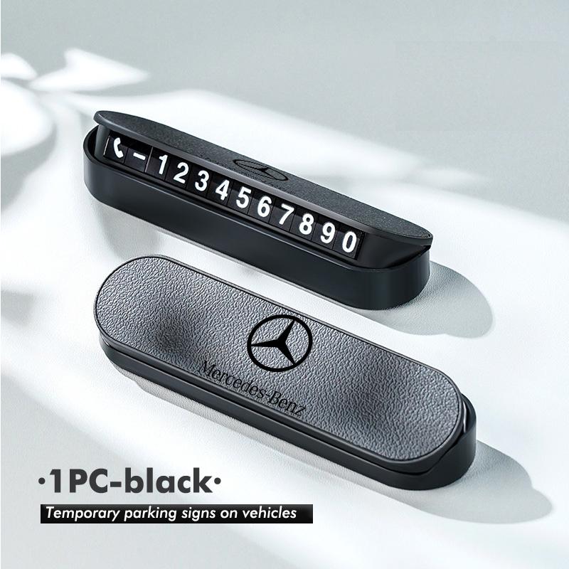AABGW1 For Benz Temporary Car Parking Phone Number Card Parking Tool Decorative Accessories CITAN VITO SPRINTER CLS SLK Sport ML C200
