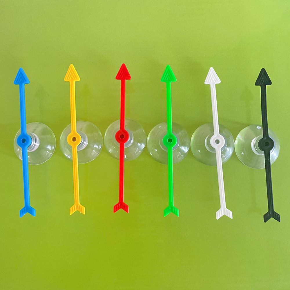 1PC 10cm Games Spinner Plastic Material Arrow Spinners Suction Cup Board Arrow Playthings ideal for Kids DO IT YOURSELF Board Games Children