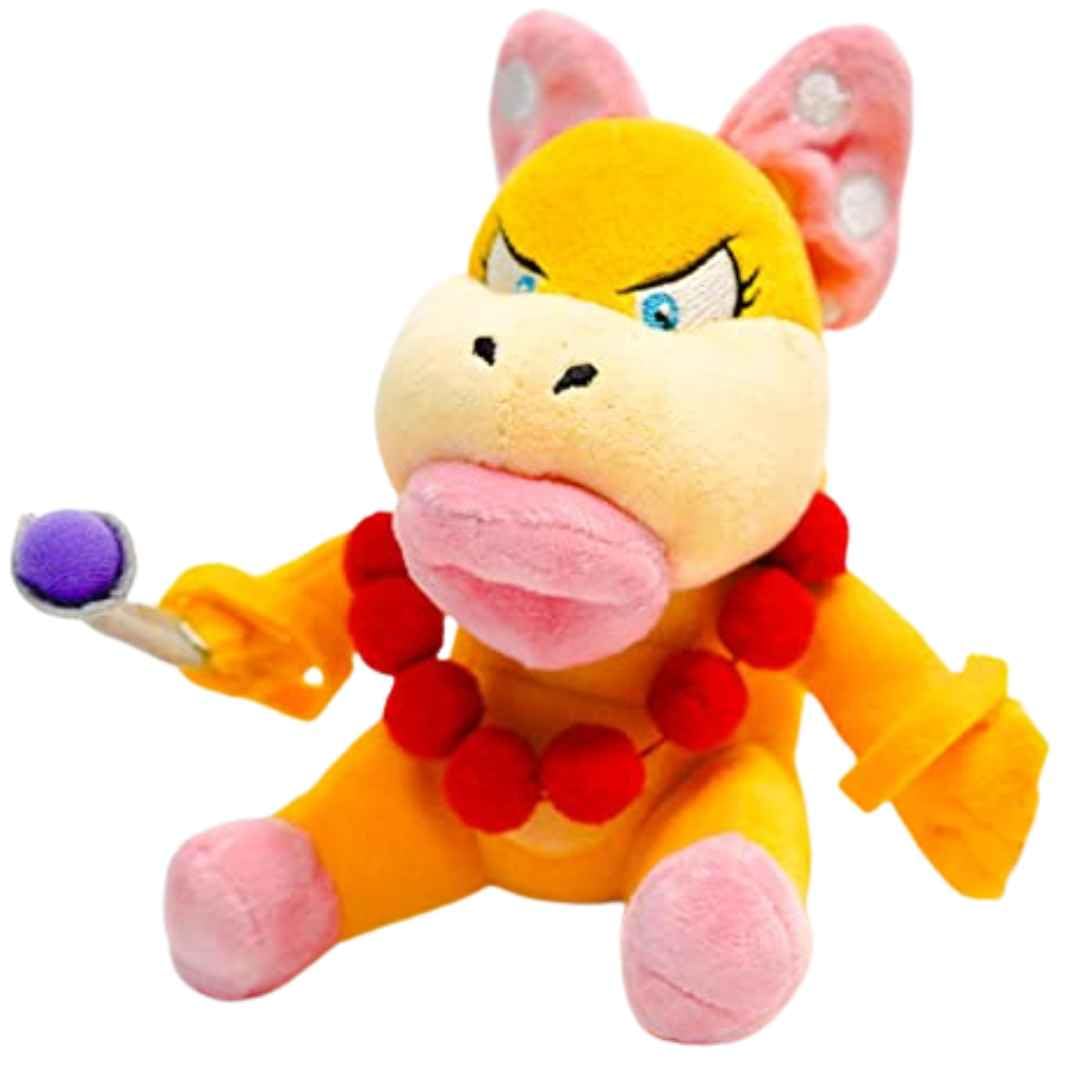 

Wendy, Koopa, and other small plush toys (sizes 20cm, small, medium, Mario, and Luigi) come with a paper bag. Only 3 left in Japan.