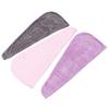 3Pcs Microfiber Hair Towel Wrap Twist Hair Drying Towel Thick Solid Quick Dry for Exercise Swim Hairdressing