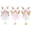Christmas Tree Plush Ornaments Hanging Angel Christmas Tree Door Wall Hanging Decoration House Ornaments Angel Doll Toy