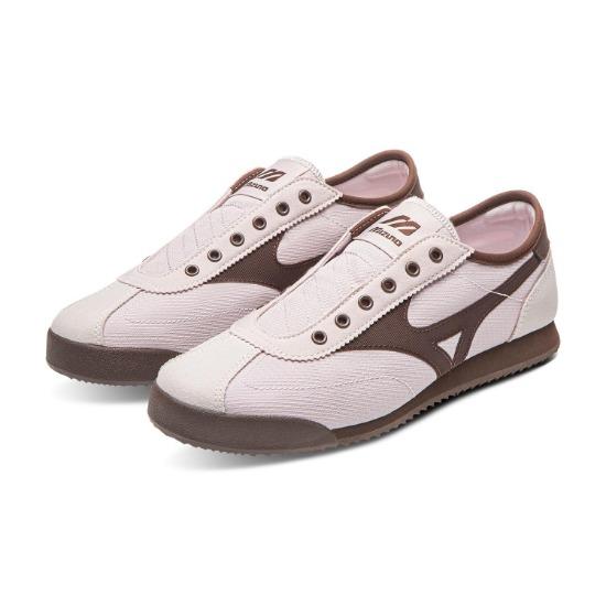 Mizuno LG 60S Slip-On Spring Summer Lightweight Fashion Versatile Easy-On Comfortable Casual Shoes Kids Sneaker Purple D1GH240214