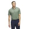 All-over Mesh Print Short-sleeved Shirt, Silver Green/pure Sulfur, J/M