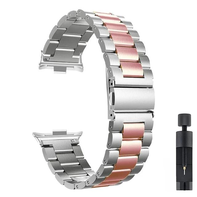 Metal Strap for Redmi Watch 5/Redmi Watch 4 Adjustable Stainless steel Bracelet for Xiaomi Mi Band 9 Pro/Mi Band 8 Pro Wristband