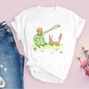 New Fashion Little Prince Printed Women's T-shirt Casual Fashion T-shirt Summer Casual T-shirt Round Neck