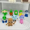 8pcs/set Italian Brainrot Ornament Desktop Ornament Tung Tung Tung Sahur Figure Home Decoration Tralalero Tralala Figurine