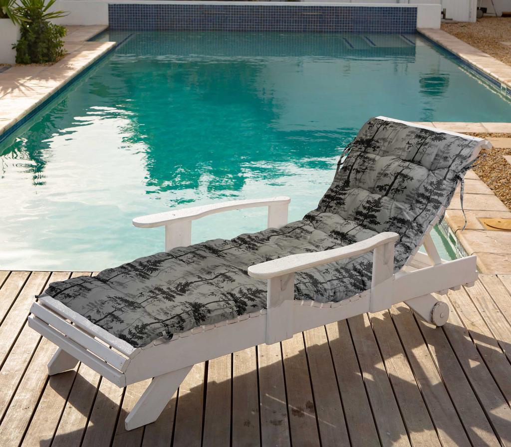 Vargottam Printed Rocking Chair Sofa Cushion With Ties  Chaise Recliner Quilted Thick Padded Seat Cushions Recliner Garden Outdoor