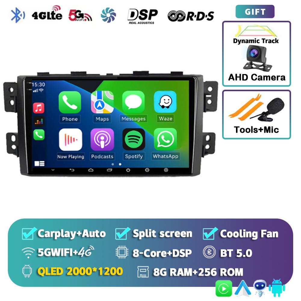 Android 14 Carplay Car Radio For Kia Borrego Mohave 2008 - 2012 Multimedia Video Player Navigation BT Stereo AI Voice 360 Camera