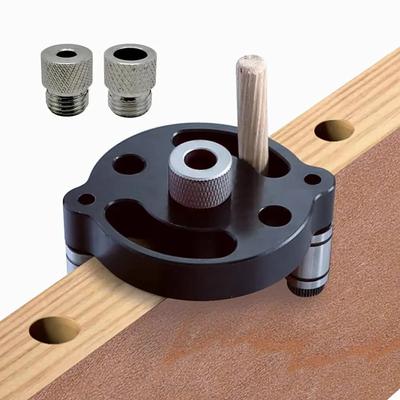 Woodworking Doweling Jig Locator 6/8/10mm Self-centering Vertical Hole Puncher DIY Furniture Carpentry Tools