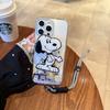 Cute comic Snoopy peanut friend Charlie Brown Soft Case protect Case For iPhone 13 12 11 14 15 16 17 Plus Funny Snoopy Holder