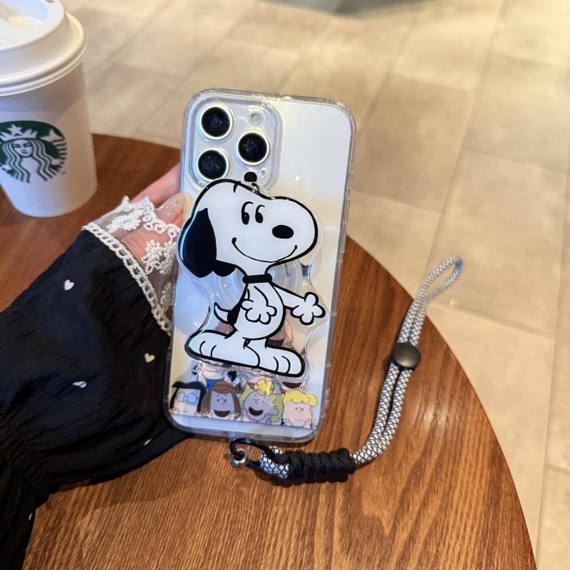 Cute comic Snoopy peanut friend Charlie Brown Soft Case protect Case For iPhone 13 12 11 14 15 16 17 Plus Funny Snoopy Holder
