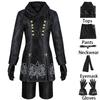 9s Cosplay Cotsume Yorha 2b Black Uniform With Eyepatch Gloves For Halloween Anime Comic Con 9s Outfits