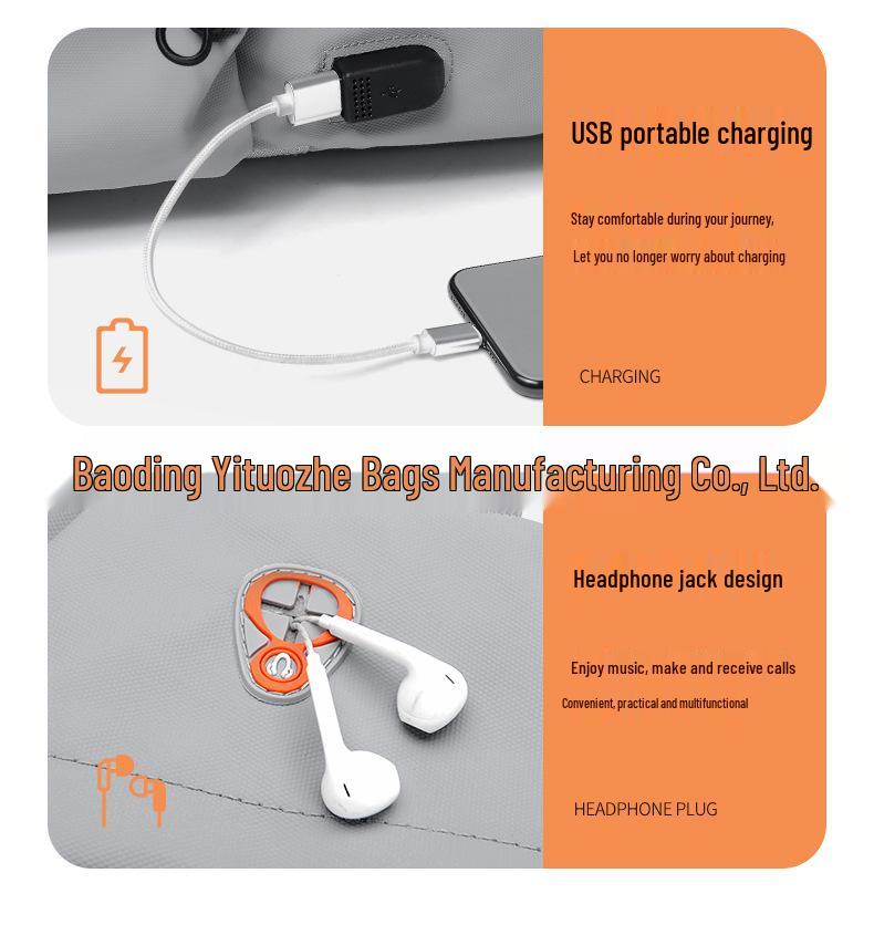 Stylish Waterproof Laptop Backpack: Large Capacity for Men, Students & Professionals