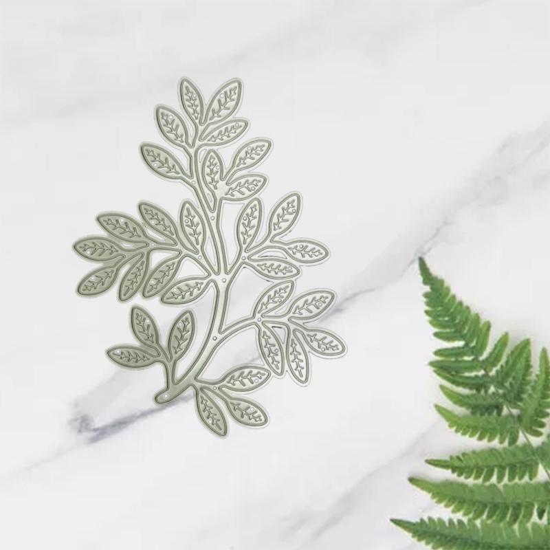 Tree Branch Leaf Cutting Dies Handmade Crafts DIY Scrapbooking Embossing Supplies for Children Kids Girls Boys
