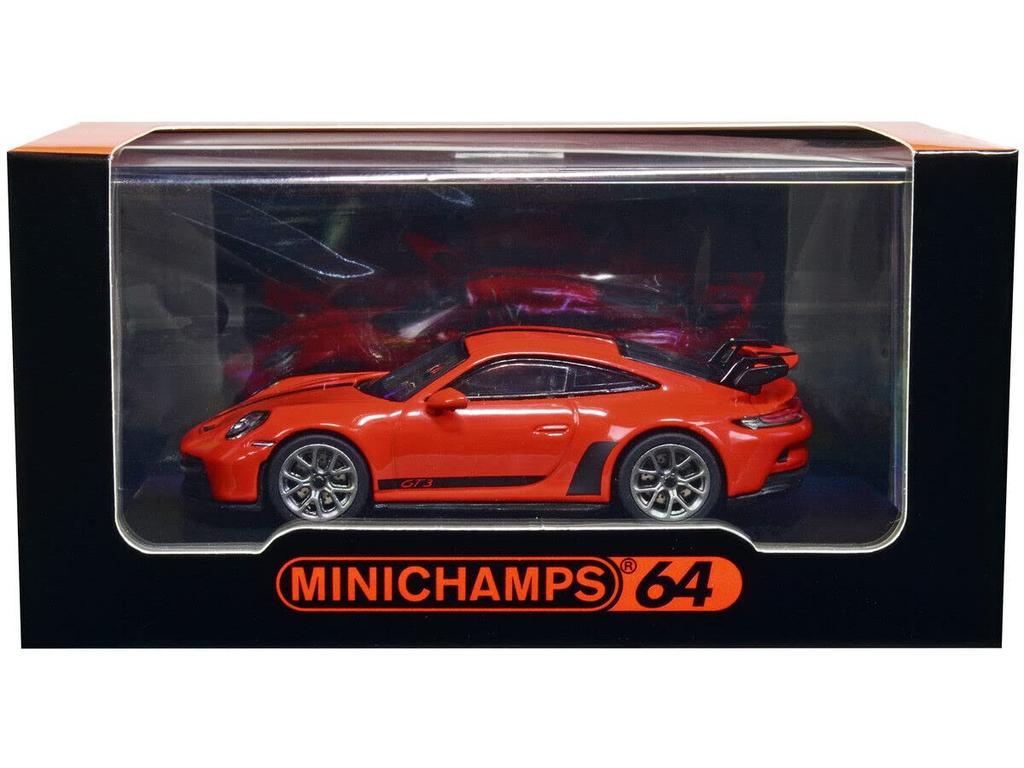 Minichamps scale Porsche 911 GT3 2021 Lava Orange 1/64 (992)