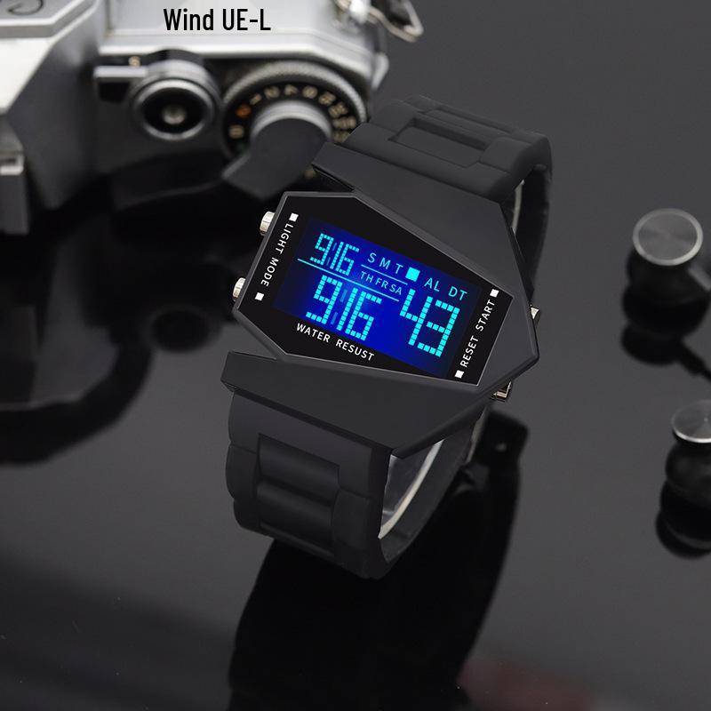 Relógio Multifuncional de Avião de Caça Luminoso: Modelo Esportivo e Estudantil Unissex