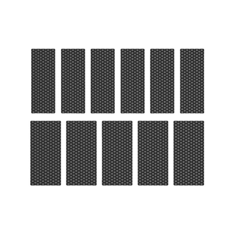 11Piece Reusable AntiSweat Adhesive Mouse Sticker Covers For Gaming Gear Computer Peripherals Access