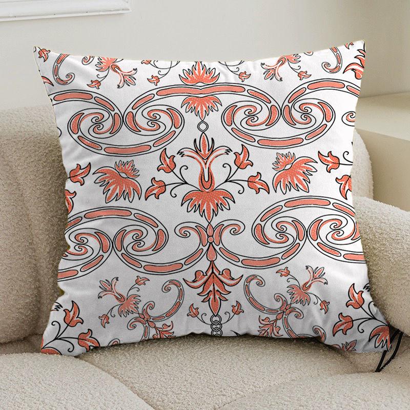 Double-sided bohemian print ethnic pillow cover sofa living room cushion cover geometric pillow square pillowcase