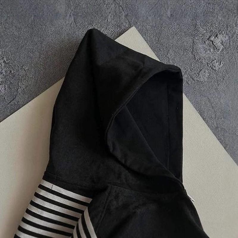 Unisex Streetwear Hooded Zip-Up Sweatshirt 2026 Casual Sportswear With Letter Print