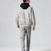 Kuaiyu Men's Winter Distressed Faux Two-Piece Padded Jacket