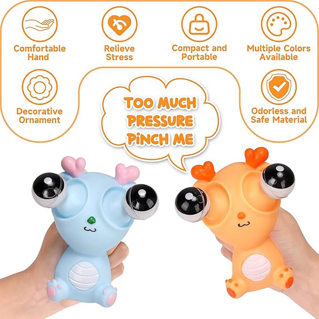 Creative Eye Blowing Dragon Pinch Music Toy Stress Relieving Toy Funny Release Stress Relieving Tool