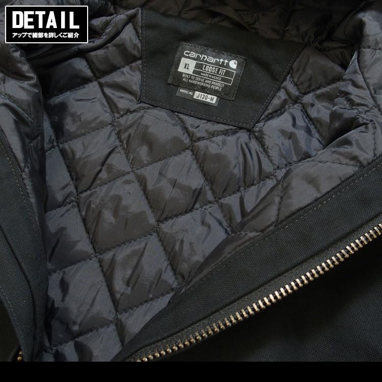 Carhartt Active Loose Duck J130 Brown Men's Jacket, Classic, Popular, Fit, Wash, Outerwear, [104050], XL, [Used]
