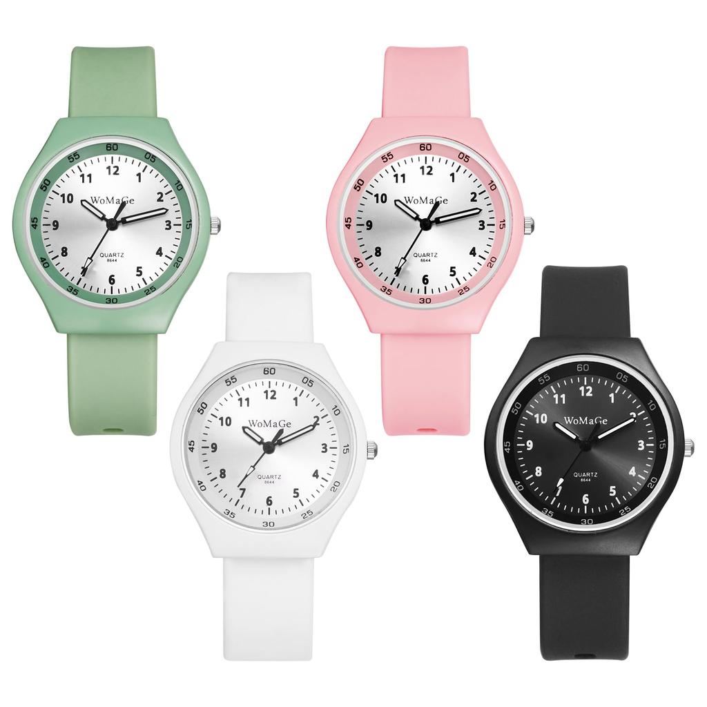 Women's Analog Watch with Silicone Strap, Waterproof: Cute and Stylish Women's Watch, Fashion Accessory - Valentine's Day, Christmas, Birthday Gift