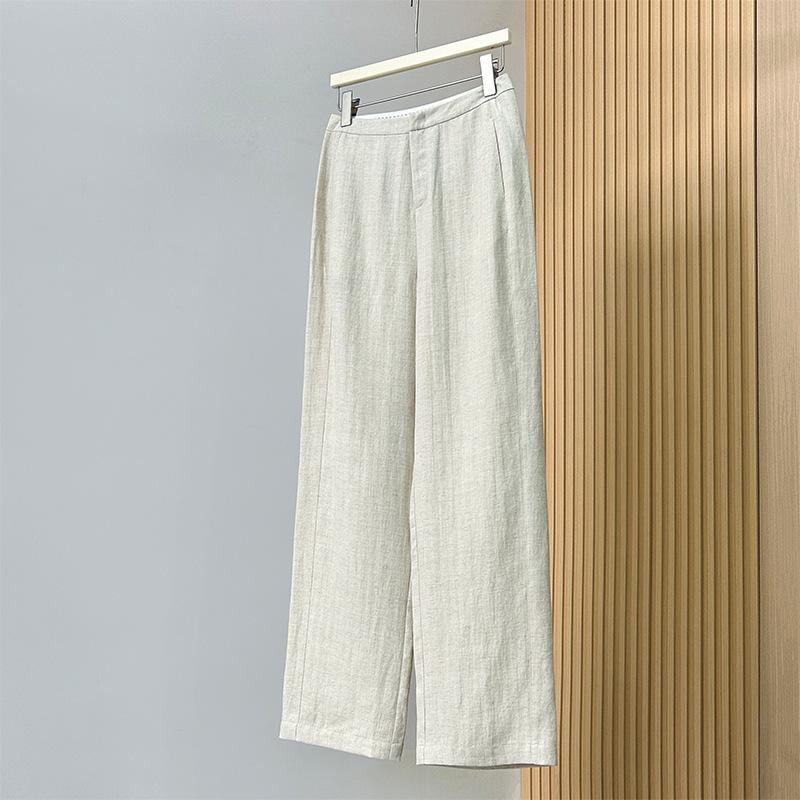 Wide Leg Pants Women's New Summer Thin Style Dragging and Lazy Casual Pants