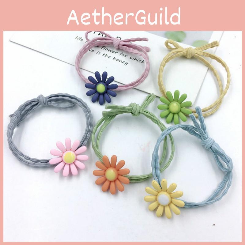 Beautiful Ins Women Daisy Hair Rope Headband With High-elastic Korean Rubber Band