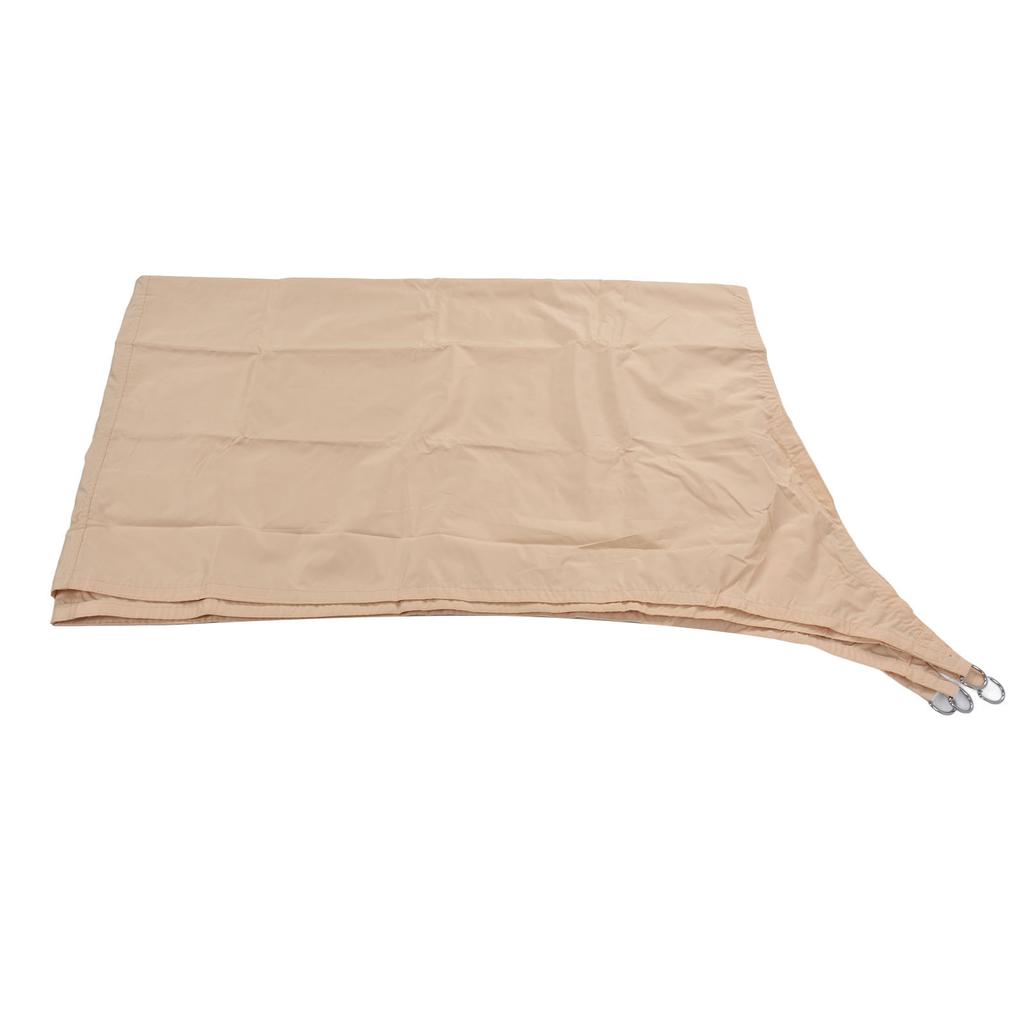 Sonnensegel 2x3m Viereck Beige Verschleißfest Langlebig Polyester Wasserdicht Weit Verbreitet Tragbar