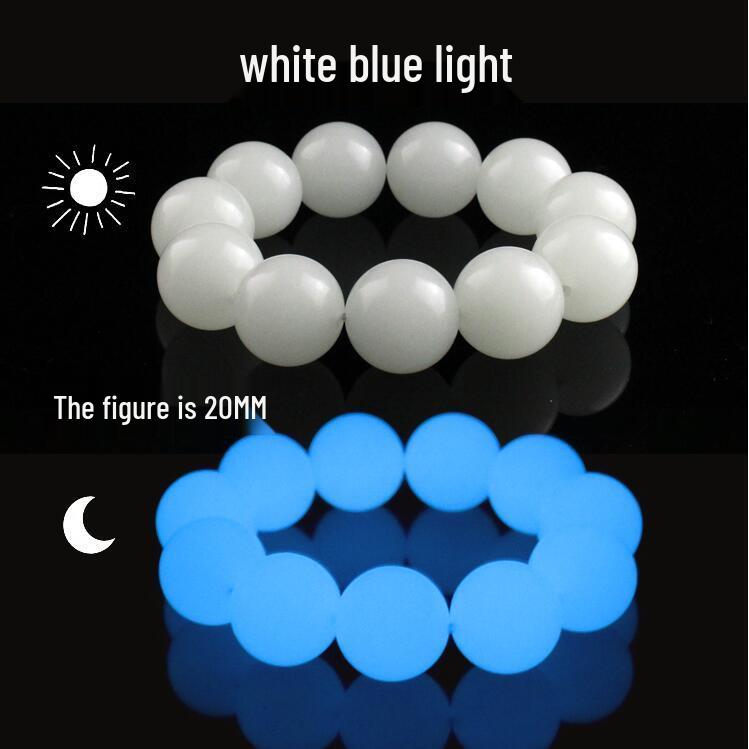 

Светящийся в темноте люминесцентный парный браслет - Ночной жемчуг, флуоресцентный камень для мужчин и женщин