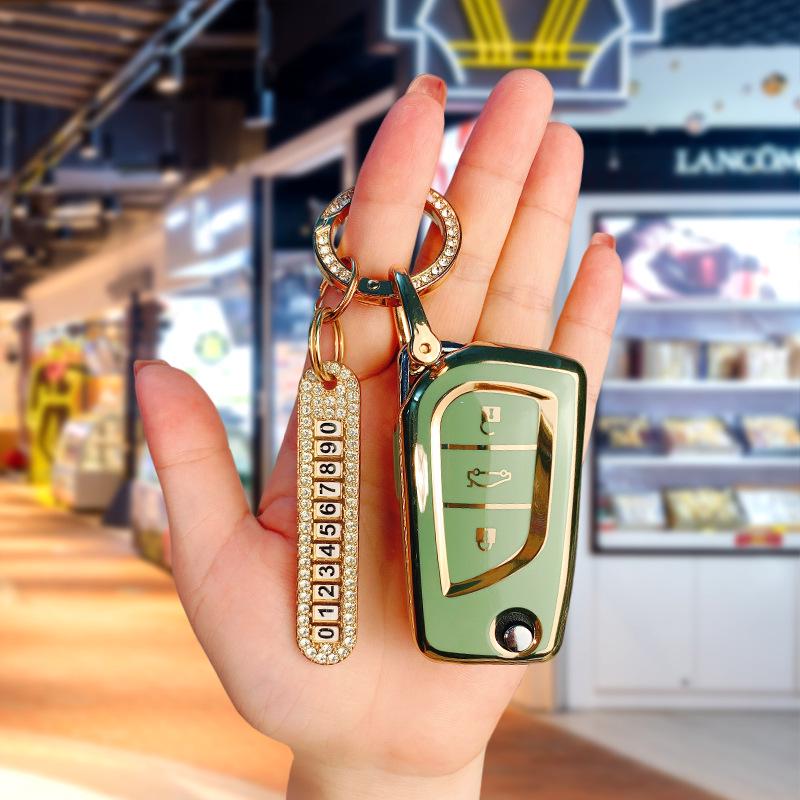 Toyota TPU Key Case for Corolla, Camry, Levin, Avalon, RAV4, C-HR, Highlander