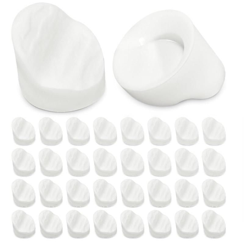 50lots Silicone Hole Covers Flush Entry Door Frame Plugs for Door Frame Repairs and Hardwares Projects