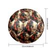 1pc Roses Horse Majesty Theme Soccer Ball Football, Size 5, Lightweight PVC, Durable Outdoor Training Soccer Ball, Gift M61466