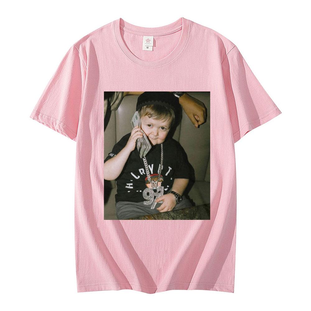 Hasbulla Fighting Meme Tshirt Mini Khabib Blogger Graphic Tshirts Unisex Women High Quality Oversized Tee Shirt Unisex Streetwear