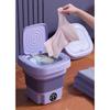 Compact Travel Washer Energy Saving Folding Portable Washing Machine Portable Underwear Panties Washer for Small Spaces
