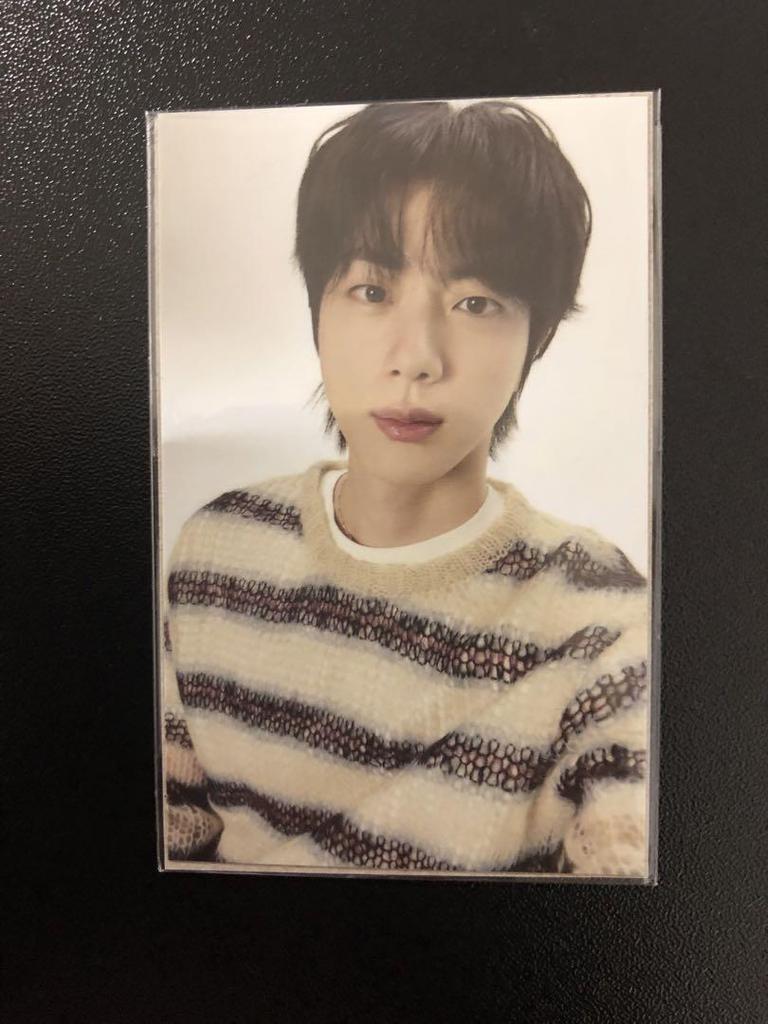 [USED] BTS JIN Trading Card Only Check Shirt Accessories RUN SEOKJIN Korea