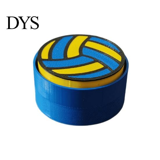 3D Printed Fidget Toy Sports Ball Clicker, Tennis Basketball Football Volleyball Decompression Stress Relief Keychain, for Home, Office Bowling