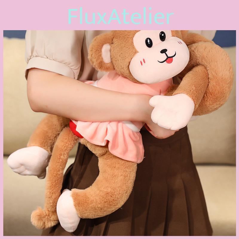 Plush Couple Monkey Stuffed Toy Animal Dolls Room Decoration Kid Gifts Birthday