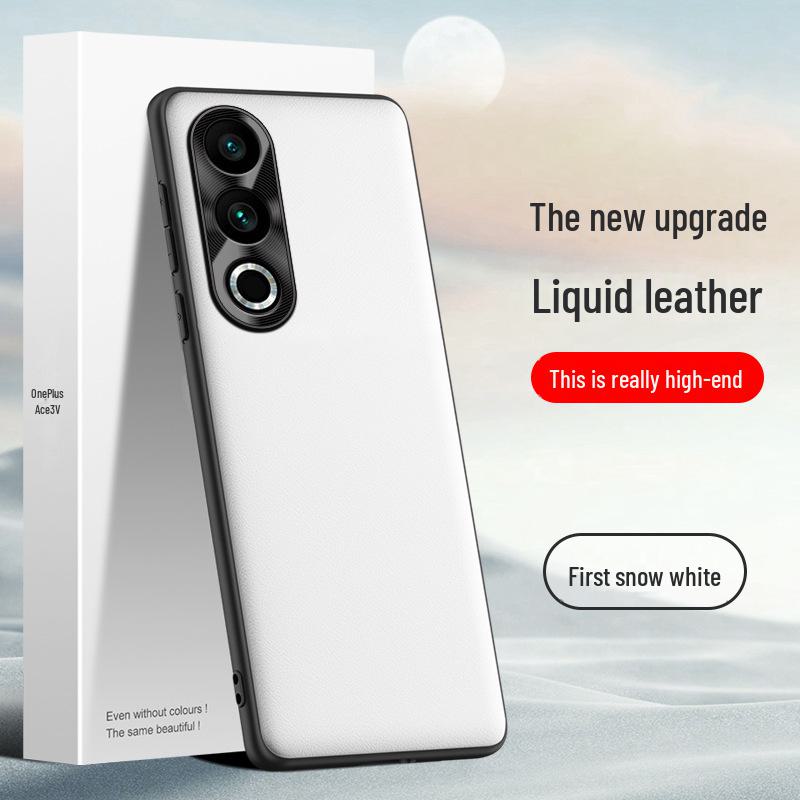 OnePlus Ace3V Liquid Leather Case: Anti-Fall & Anti-Fouling Protective Cover.