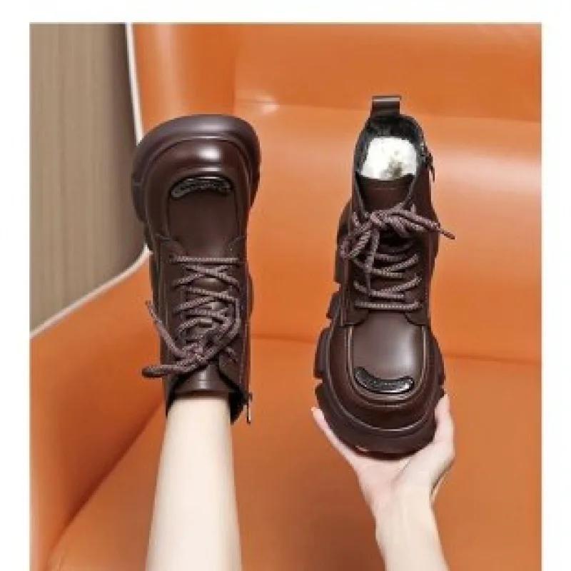 Fashion New Exquisite Women's Snow Boots Winter Warm and Thick Bottom Increased Anti slip Wear resistant Cotton Boots with Velvet