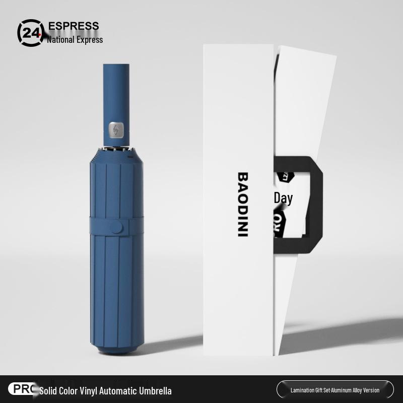 Reinforced Windproof Black Glue Sunscreen Umbrella for Students, Men & Women