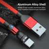 Magnetic Charging USB Cable of 3 2m Micro USB Micro USB Cable 2m Cable, 3-in-1 [Set (1m + + 3m)] 360° + 180° Rotation, Magnetic, Dustproof,
