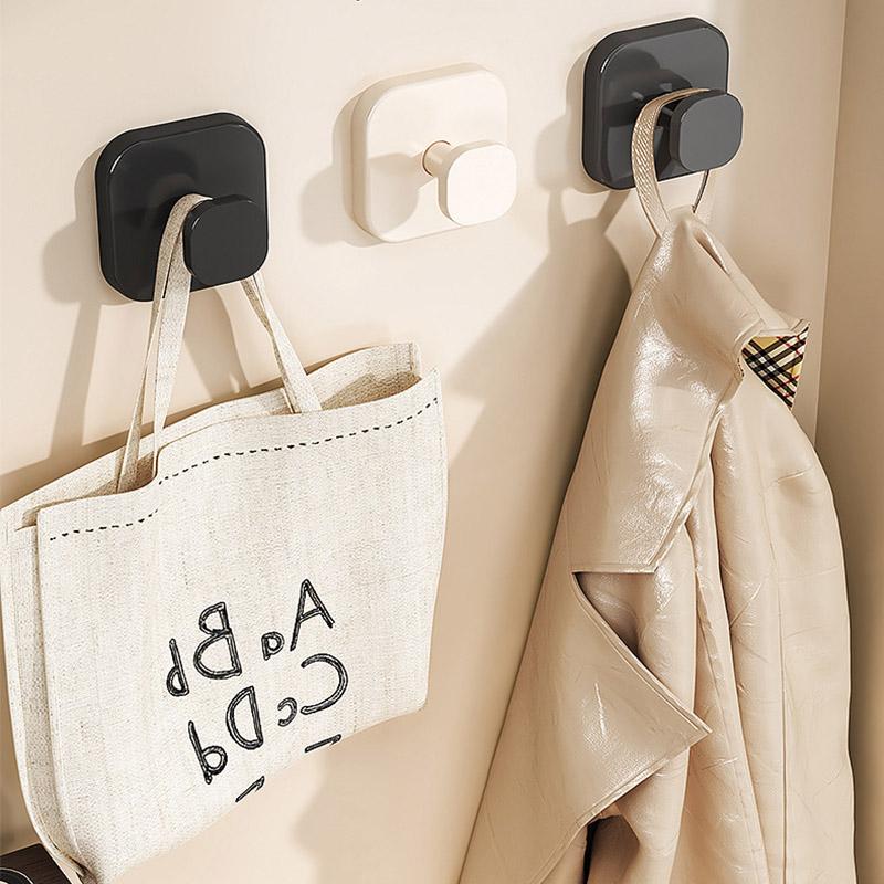 No-Drill Heavy Duty Suction Cup Hooks - Strong Adhesive Wall-Mounted Hooks for Coat, Entryway,Door Back, Bathroom & Home Storage