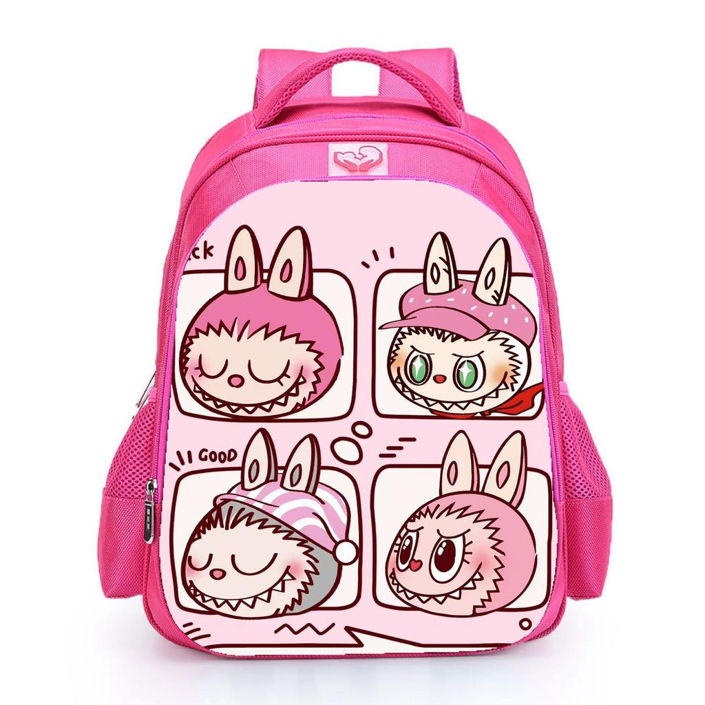 Labubu School Bag  Student Polyester Comfortable Backpack Large Capacity Backpack Female  5400 CLE
