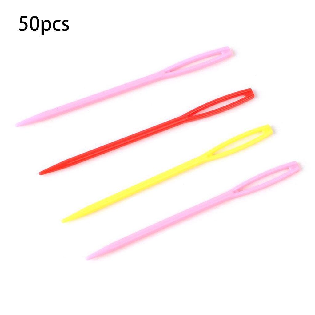 20pcs 2 Size Small Large Children/'s Plastic Needles for Sewing