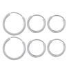 Fashion Simplicity Hoop Earrings for Women Punk Hip-Hop Gold Metal Circle Hoop Party EarringsTrend Jewelry Gift