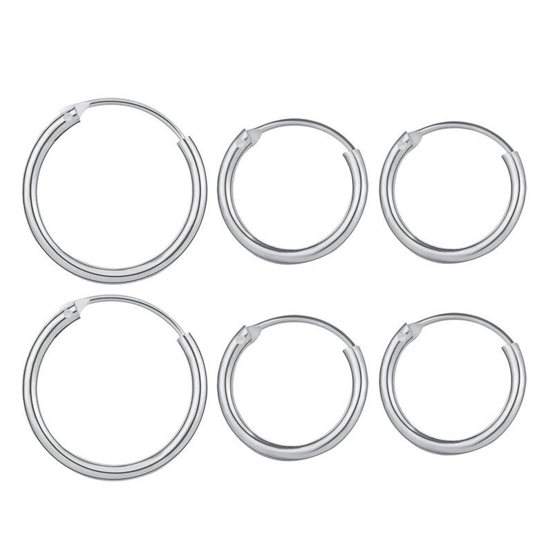 Fashion Simplicity Hoop Earrings for Women Punk Hip-Hop Gold Metal Circle Hoop Party EarringsTrend Jewelry Gift