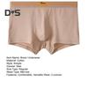 Men Boxer Underwear 3D Cut Elastic Mid-Waist Shorts Briefs Flat Line Breathable Comfortable Panties