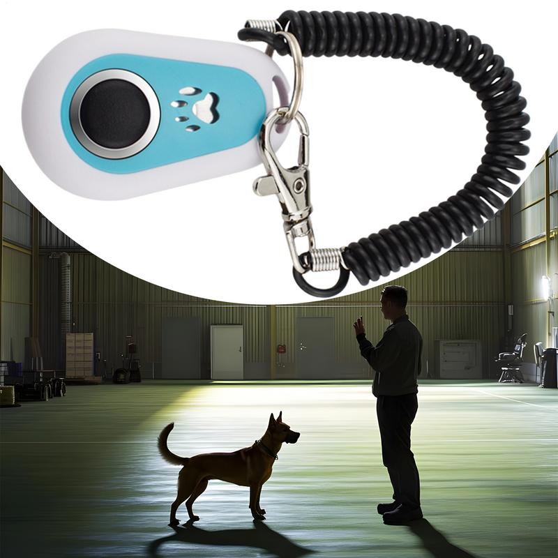 Dog Training Clicker Pet Cat Dog Click Trainer Easy To Use for Cat Puppy Birds Horses Aid Adjustable Wrist Strap Sound Key Chain